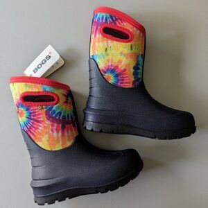 NWT Bogs Kids Neo-Classic Tie-Dye Boots, US Size 3